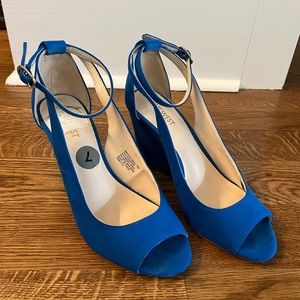 Nine West Women's Heels Size 7 Blue